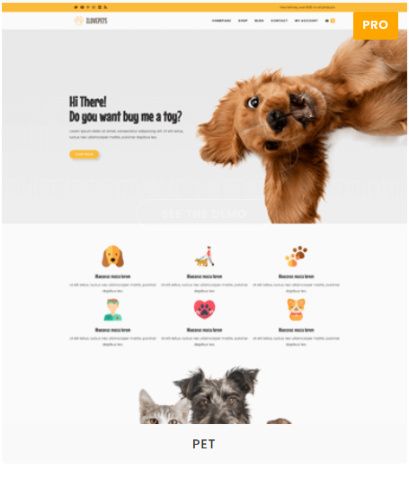 Wordpress Website Design Dogs
